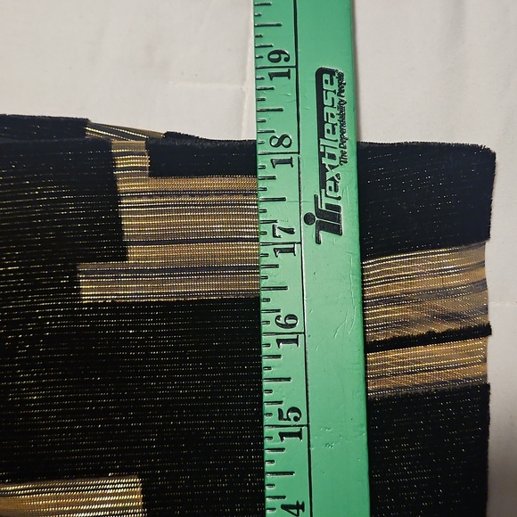 NWT Donna Karan Velvet Burnout Sheath Dress: Black & Gold: Size- 8 - Picture 10 of 16